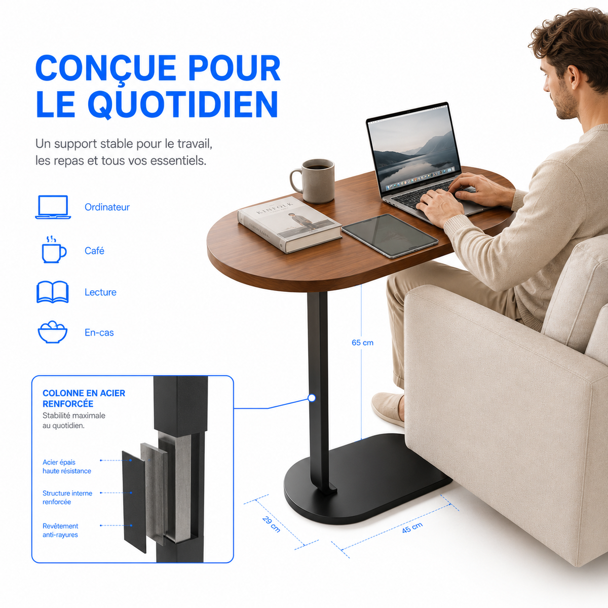 Table d'Appoint en C