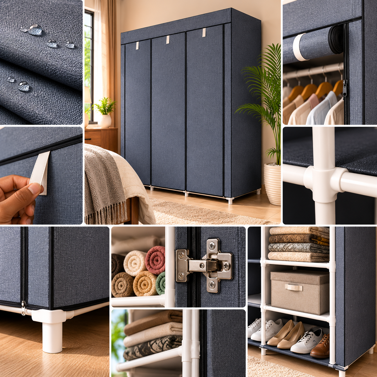Armoire 3 battants démontable