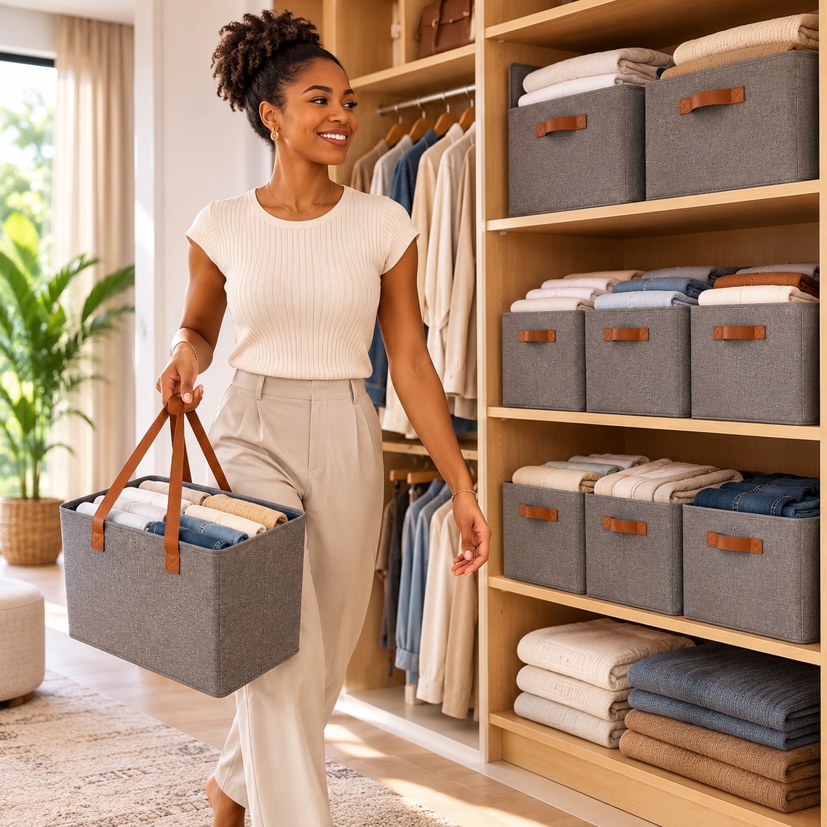 Sac de rangement pliable