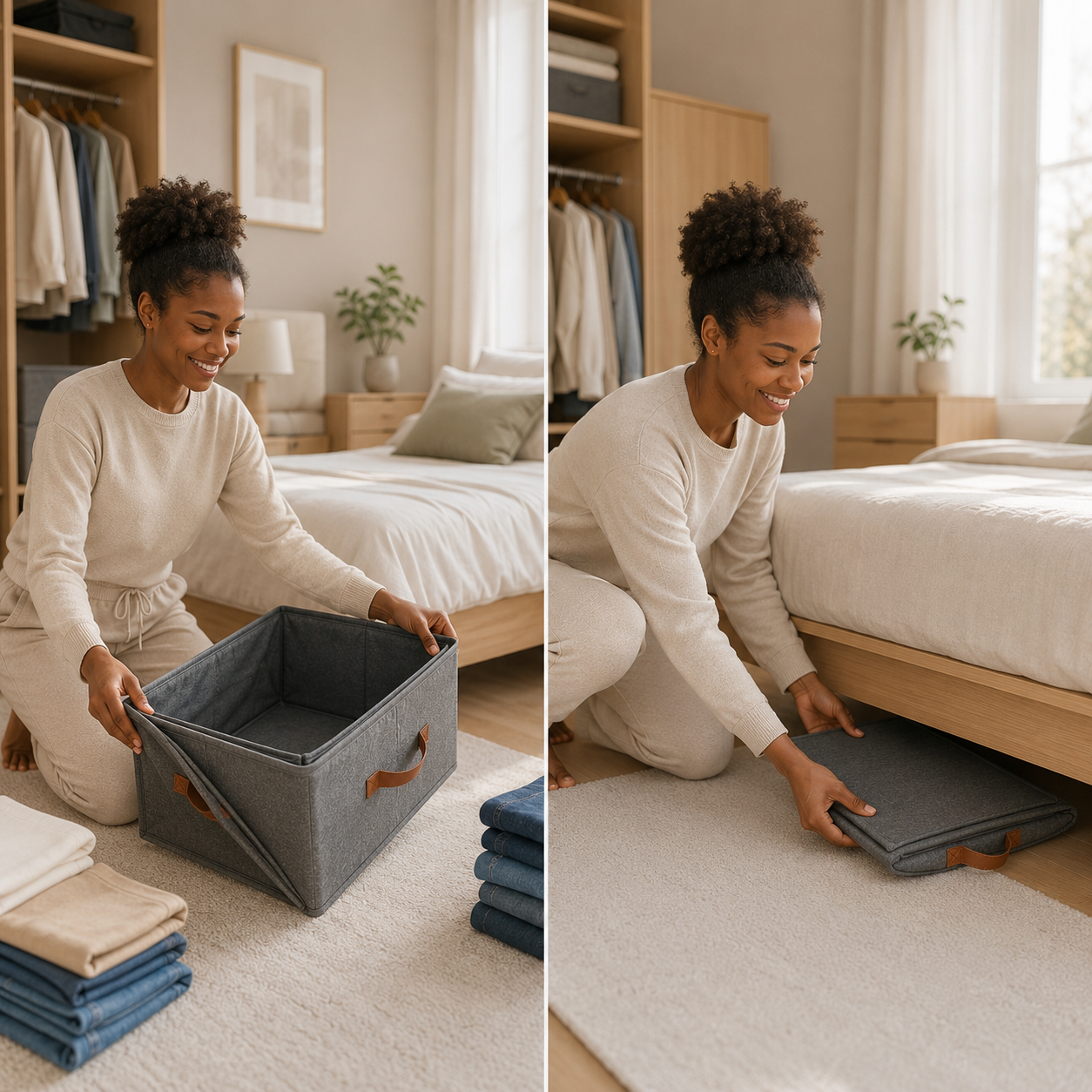 Sac de rangement pliable