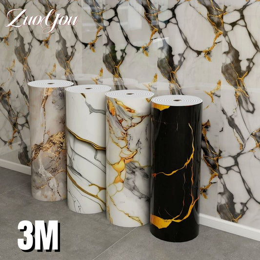 Papier peint effet marbre luxe