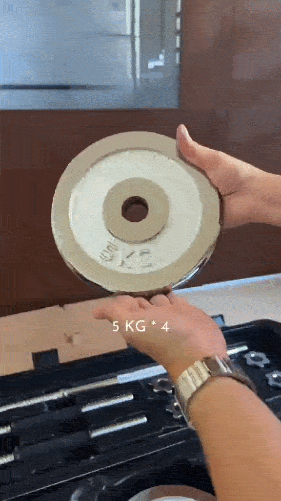 Kit d’Haltères Réglables 2-en-1